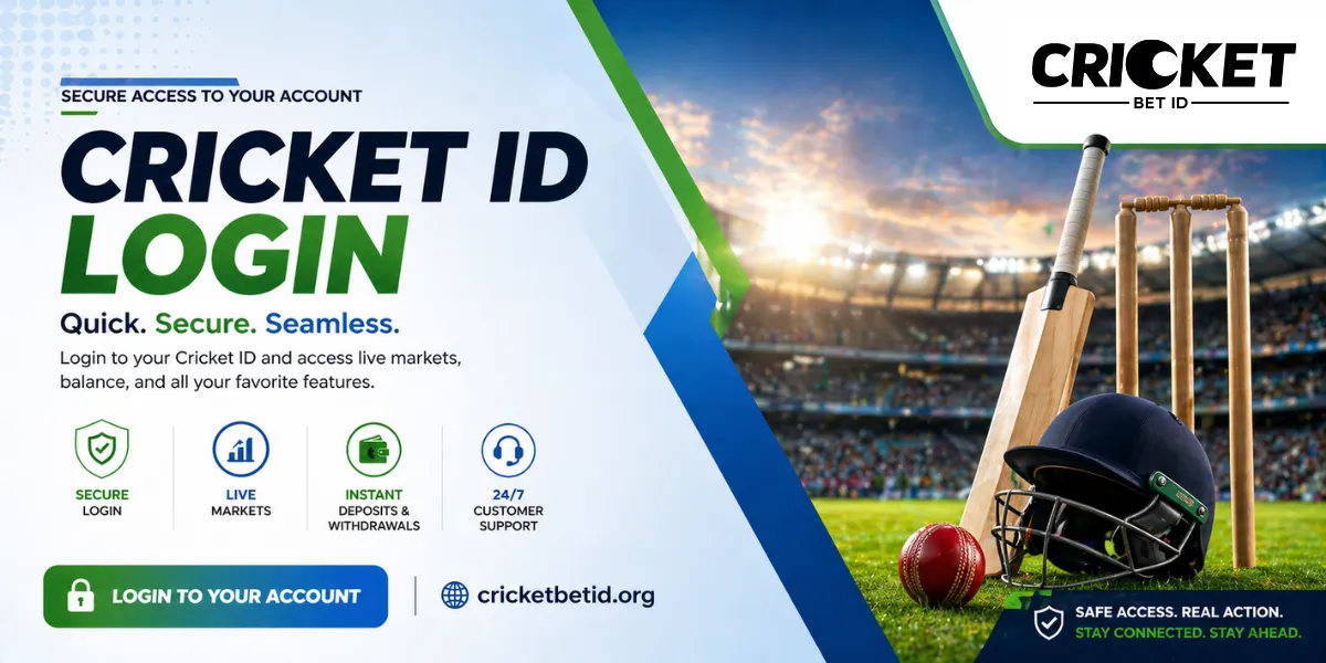 Cricket ID Login Banner